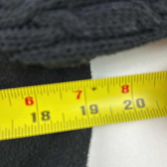 L-R-L Lauren Active Ralph Lauren Fleece Full Zip Sweater with Knit Sleeves - Picture 10 of 13